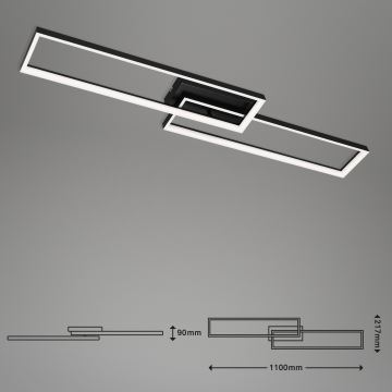 Briloner 3013-015 - Пристельова LED люстра з регулюванням яскравості FRAME LED/40W/230V 2700-6500K + пульт дистанційного керування