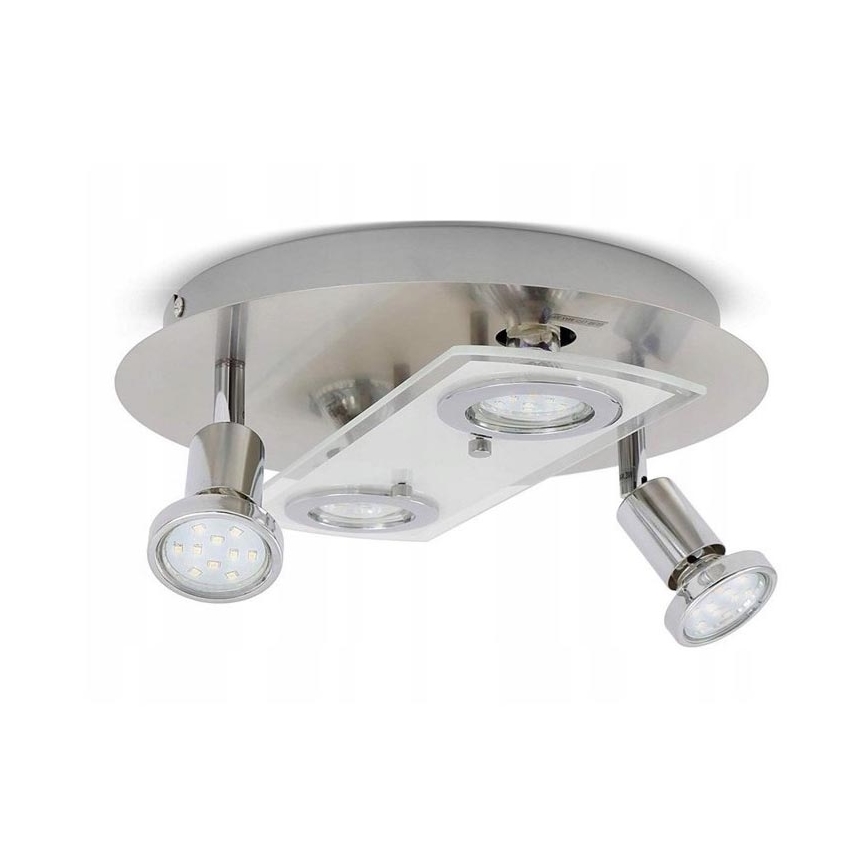 Briloner 3492-042 - Точковий LED світильник PRISMA 4xGU10/4W/230V