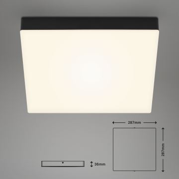 Briloner 7071015 - Стельовий LED світильник FLAME LED/21W/230V чорний