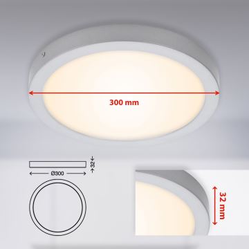 Briloner 7141-014 - Стельовий LED світильник FIRE LED/21W/230V 3000K