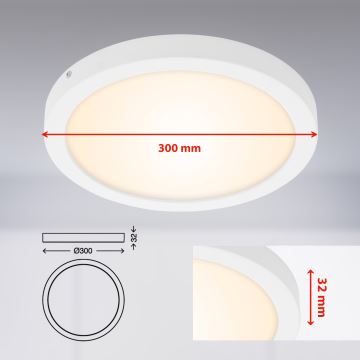 Briloner 7141-016 - Стельовий LED світильник FIRE LED/21W/230V