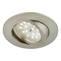 Briloner 7209-012 - Вбудований стельовий LED світильник для ванної LED/5W/230V IP23