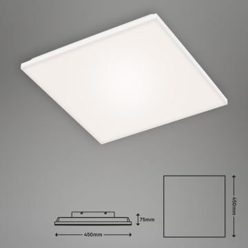 Briloner 7378-116 - Светодиодный потолочный светильник с регулированием яркости FRAMELESS LED/24W/230V 3000-6500K + дистанционное управление