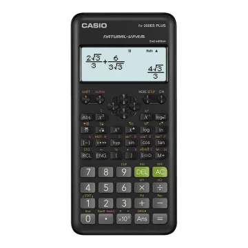 Casio - Школьный калькулятор 1xLR44 черный