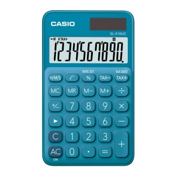 Casio - Калькулятор кишеньковий 1xLR54 бірюзовий