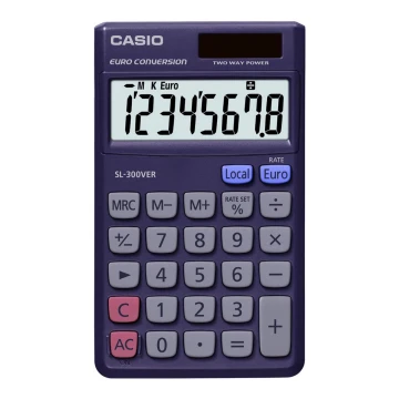 Casio - Калькулятор кишеньковий 1xLR54 синій