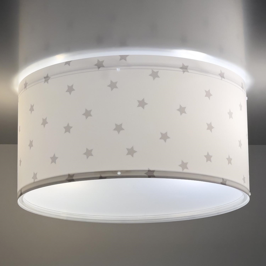 Dalber 82216B - Дитячий стельовий світильник STAR LIGHT 2xE27/60W/230V білий