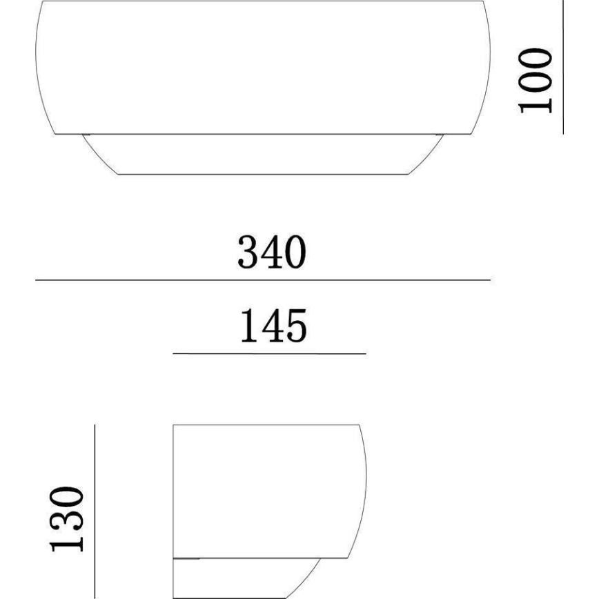 Deko-Light 341206 - Настенный светильник TWYNNDA 1xE14/40W/230V белый