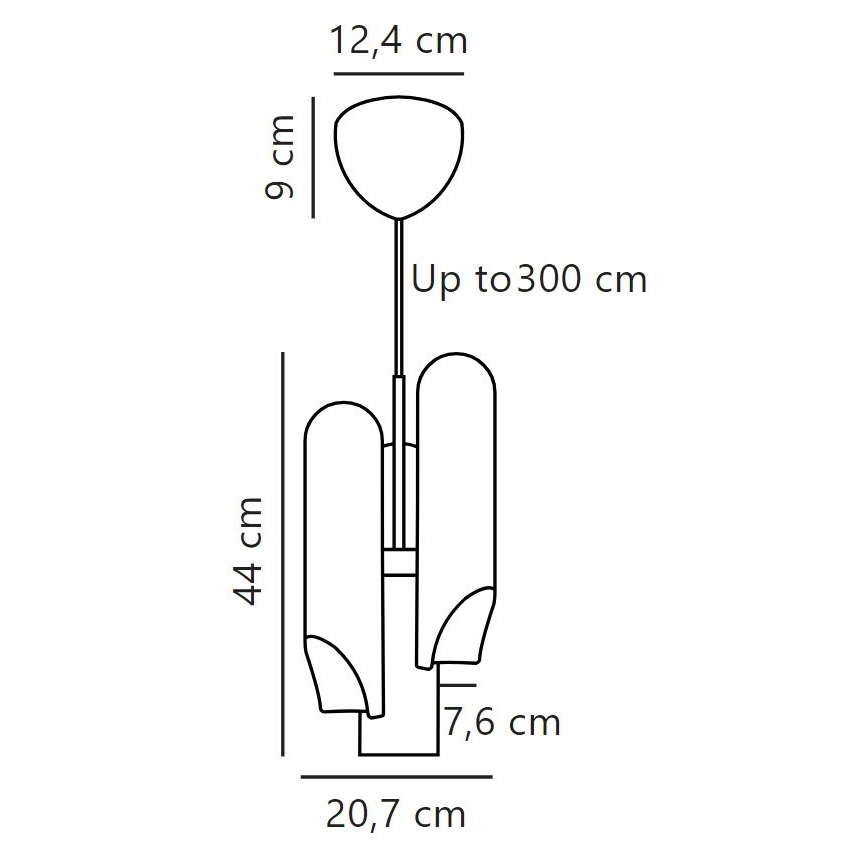 DFTP by Nordlux - Подвесная люстра ROCHELLE 3xGU10/15W/230V