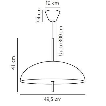 DFTP by Nordlux - Подвесная люстра VERSALE 2xE27/15W/230V белый