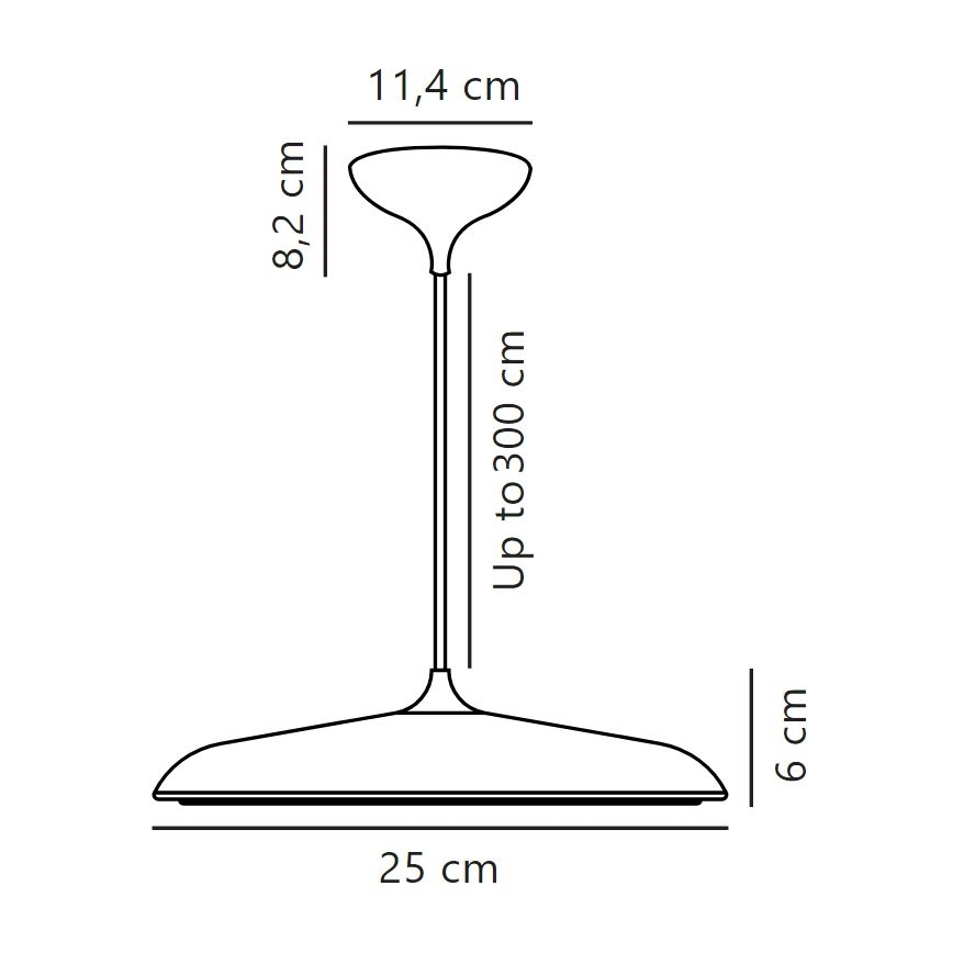 DFTP by Nordlux - Светодиодная подвесная люстра с регулированием яркости ARTIST LED/14W/230V диаметр 25 см бежевый