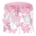 Дитяче стельове освітлення ELZA butterflies 3xE27/60W/230V рожевий