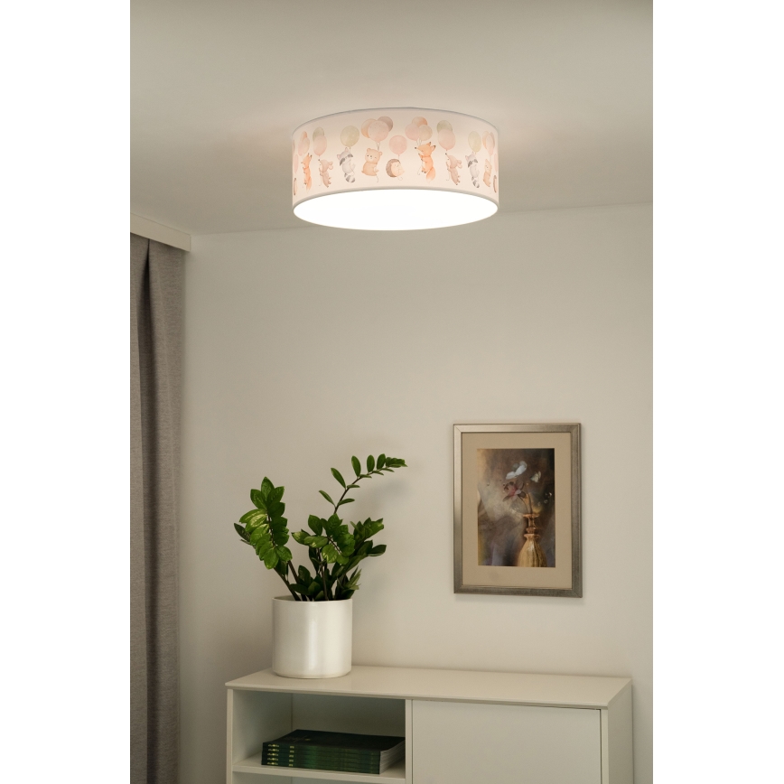 Duolla - Дитячий світлодіодний стельовий світильник CORTINA LED/26W/230V діаметр 40 см 4000K 