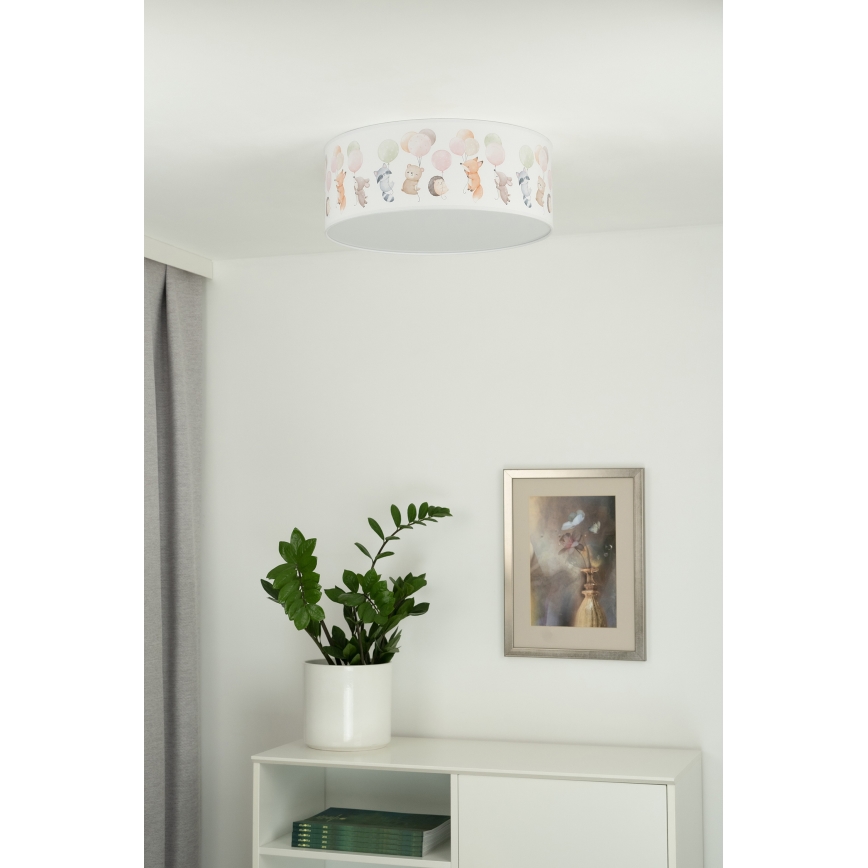 Duolla - Дитячий світлодіодний стельовий світильник CORTINA LED/26W/230V діаметр 40 см 4000K 