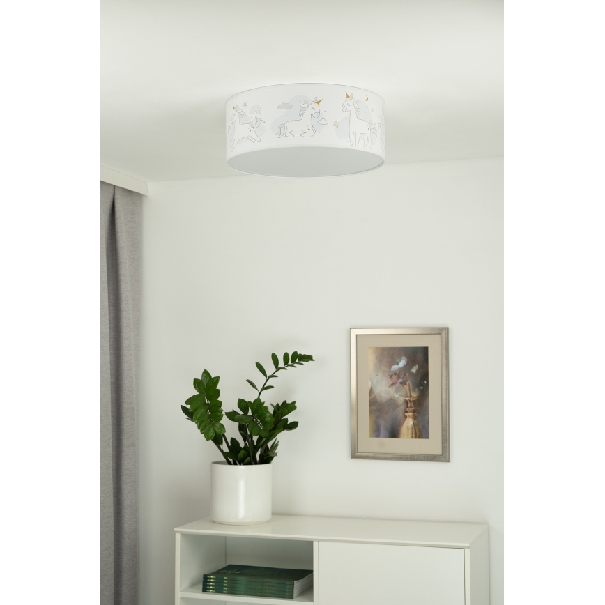 Duolla - Дитячий світлодіодний стельовий світильник CORTINA LED/26W/230V діаметр 40 см 4000K 