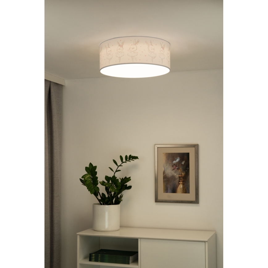 Duolla - Дитячий світлодіодний стельовий світильник CORTINA LED/26W/230V діаметр 40 см 4000K 