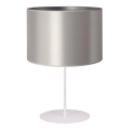 Duolla - Настільна лампа CANNES 1xE14/15W/230V 20 см срібний/білий