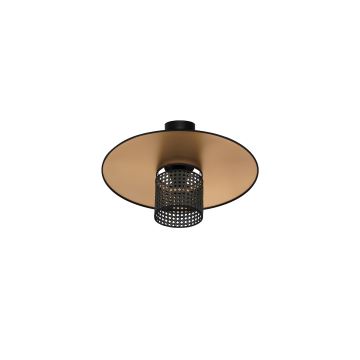 Duolla - Припотолочная люстра TOKYO RATTAN 1xE27/15W/230V золотистый/черный