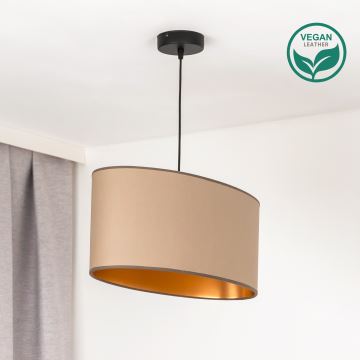 Duolla - Подвесная люстра OVAL VEGAN 1xE27/15W/230V бежевый