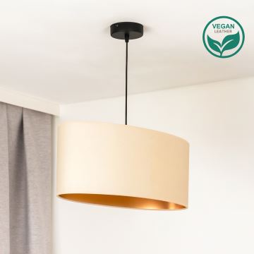 Duolla - Подвесная люстра OVAL VEGAN 1xE27/15W/230V кремовый