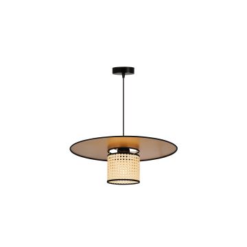 Duolla - Подвесная люстра TOKYO RATTAN 1xE27/15W/230V золотистый/ротанг