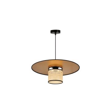 Duolla - Подвесная люстра TOKYO RATTAN 1xE27/15W/230V золотистый/ротанг