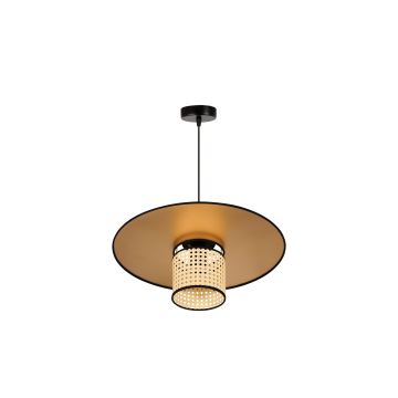 Duolla - Подвесная люстра TOKYO RATTAN 1xE27/15W/230V золотистый/ротанг