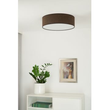 Duolla - Стельовий LED світильник CORTINA LED/26W/230V діаметр 30 см 4000K коричневий