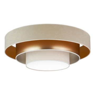 Duolla - Стельовий LED світильник LUNETA LED/26W/230V діаметр 60 см 4000K бежевий/золотий/кремовий