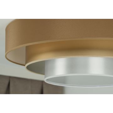 Duolla - Стельовий LED світильник LUNETA LED/26W/230V діаметр 60 см 4000K коричневий/золотий/білий