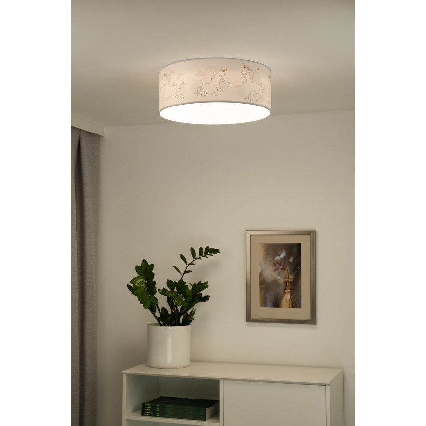 Duolla - Светодиодный детский потолочный светильник CORTINA LED/26W/230V диаметр 40 см 4000K 