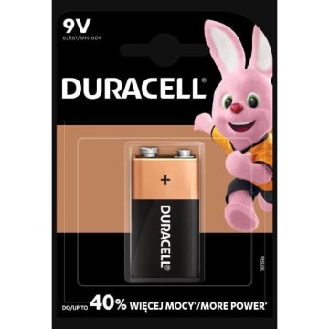 Duracell - 1 шт. Лужна батарейка Basic 9V 550 mAh