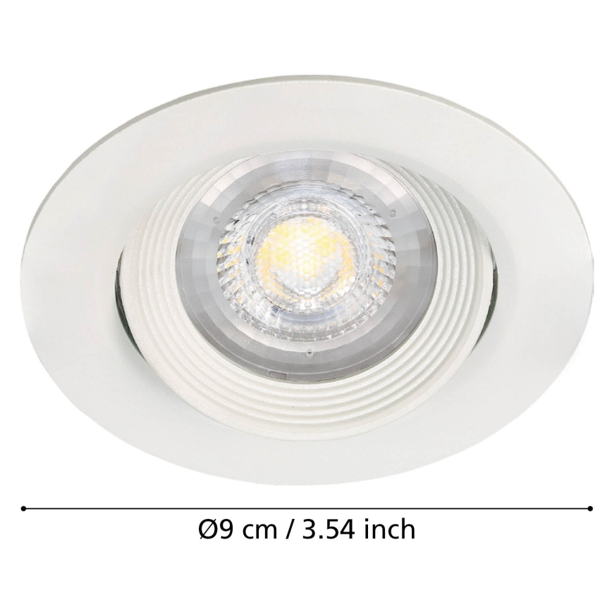 Eglo - КОМПЛЕКТ 3x встраиваемых светильника для подвесного потолка SARTIANO 1xLED/5W/230V