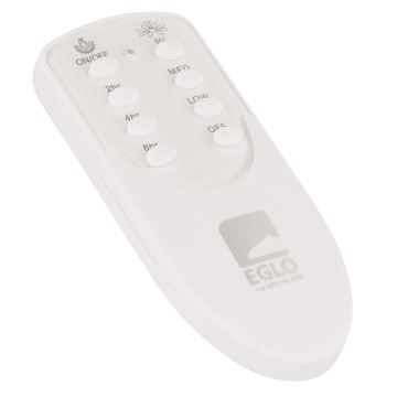 Eglo - LED Люстра-вентилятор з регулюванням яскравості LED/20W/230V + дистанційне керування білий