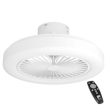 Eglo - Світлодіодний стельовий вентилятор з регулюванням яскравості LED/25,5W/230V білий 2700-6500K + пульт дистанційного керування