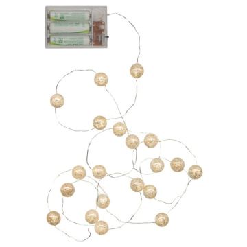 Eglo - Светодиодная рождественская гирлянда 15xLED/1,4 м