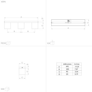 Eglo - Поверхностно-монтируемая люстра 3xE27/40W/230V