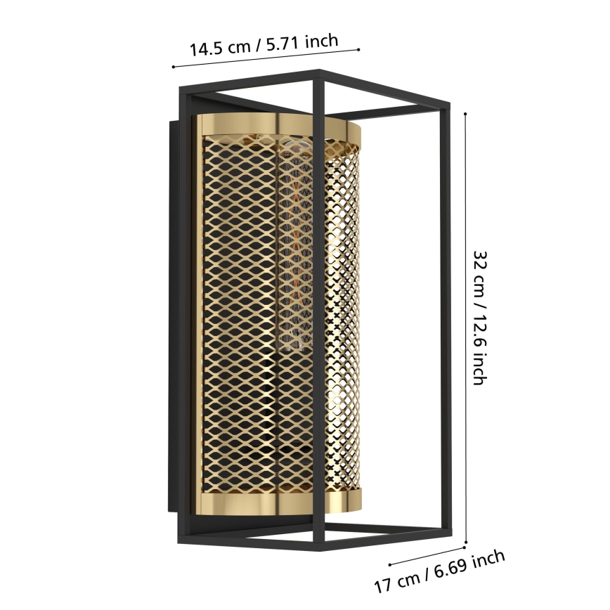 Eglo - Настенный светильник 1xE27/40W/230V