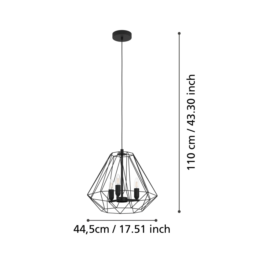 Eglo - Подвесная люстра 3xE14/40W/230V