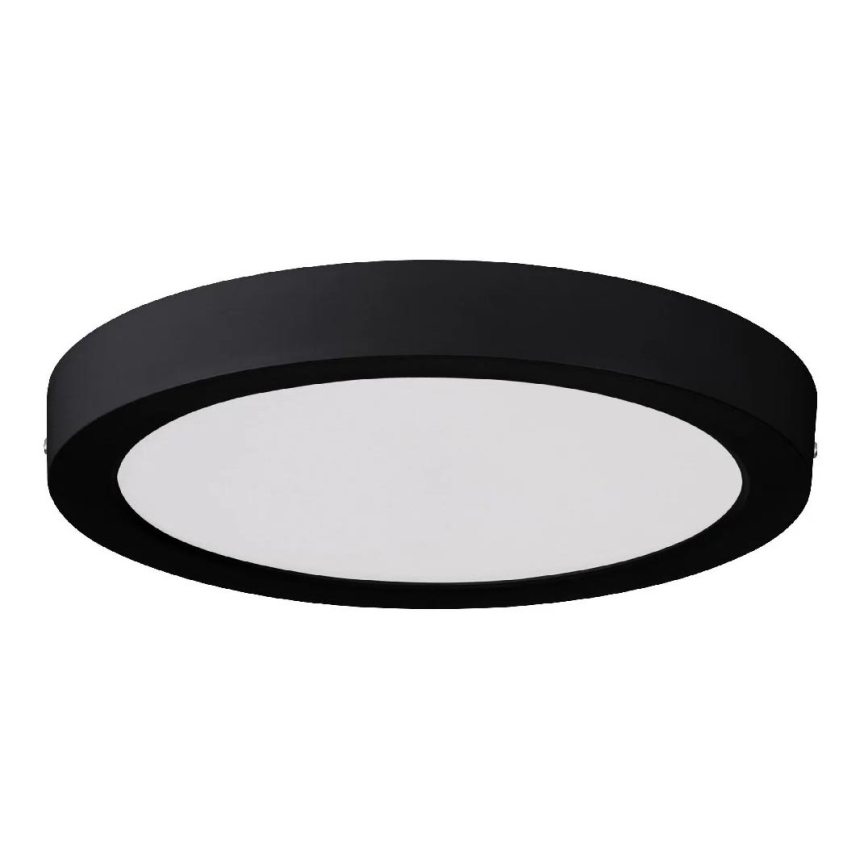 Eglo 74036 - Стельовий LED світильник IDUN LED/24,2W/230V 3000K діаметр 30 см чорний