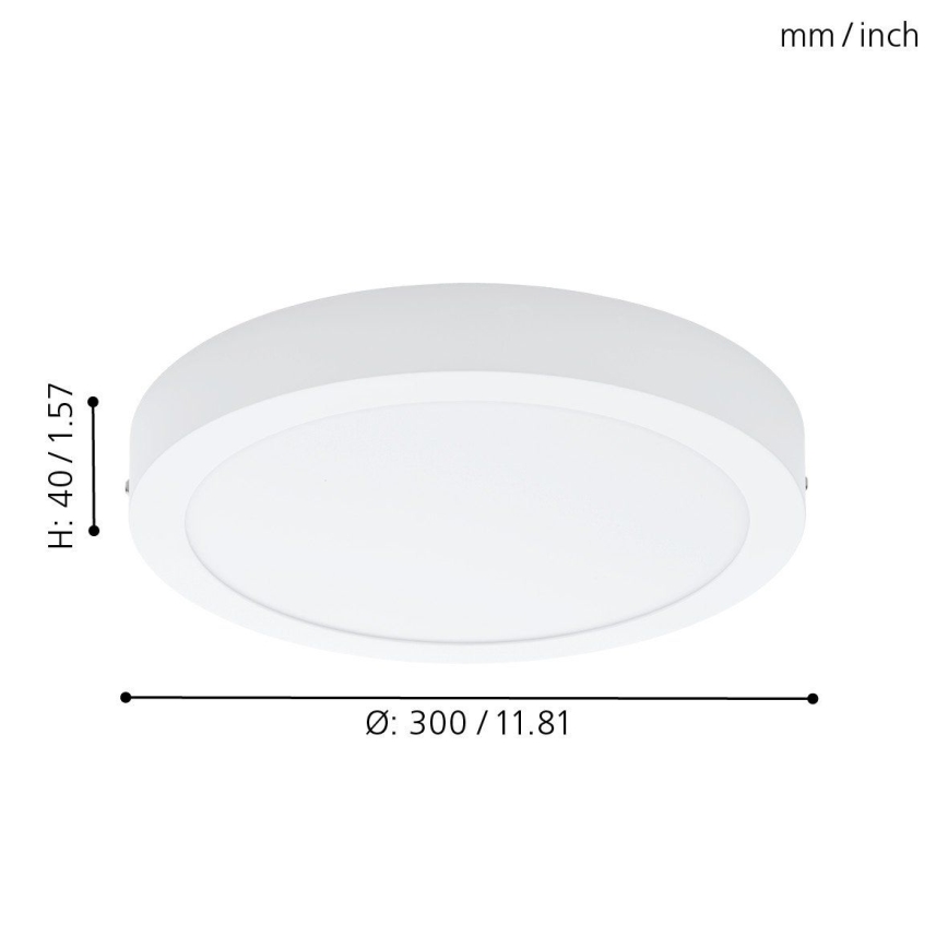 Eglo 78203 - Светодиодный потолочный светильник FUEVA LED/22W/230V