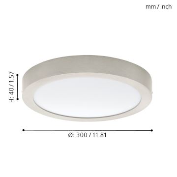 Eglo 78217 - Стельовий LED світильник FUEVA LED/22W/230V