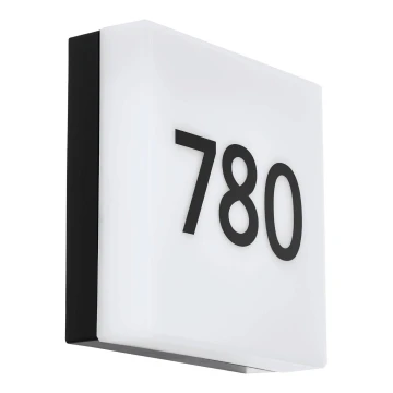 Eglo 79547 - Світлодіодний номер будинку з датчиком PAVIGLIANA LED/8,2W/230V IP44