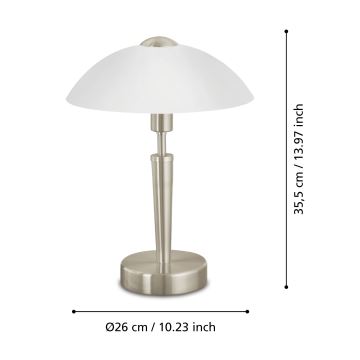 Eglo - Настільна лампа з регульованою яскравістю 1xE14/40W/230V
