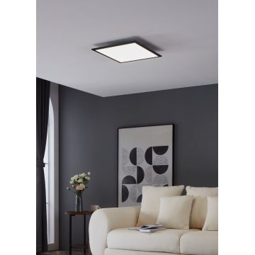 Eglo - Светодиодный потолочный светильник LED/21,5W/230V 45x45 см черный