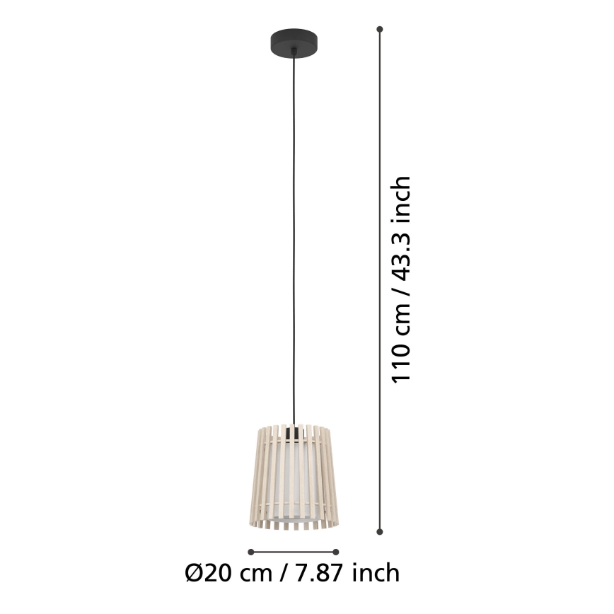 Eglo - Подвесная люстра 1xE27/25W/230V