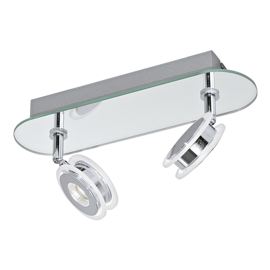 Eglo 95278 - Світлодіодний світильник для ванної AGUEDA 2xLED/3,3W/230V IP44