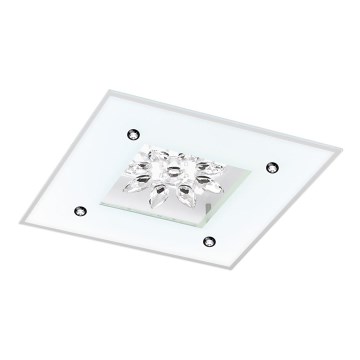 Eglo 96536 - LED стельовий кришталевий світильник з регулюванням яскравості BENALUA 1 1xLED/18W/230V