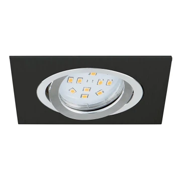 Eglo 96759 - Світлодіодний підвісний стельовий світильник TERNI 1 1xGU10/5W/230V чорний