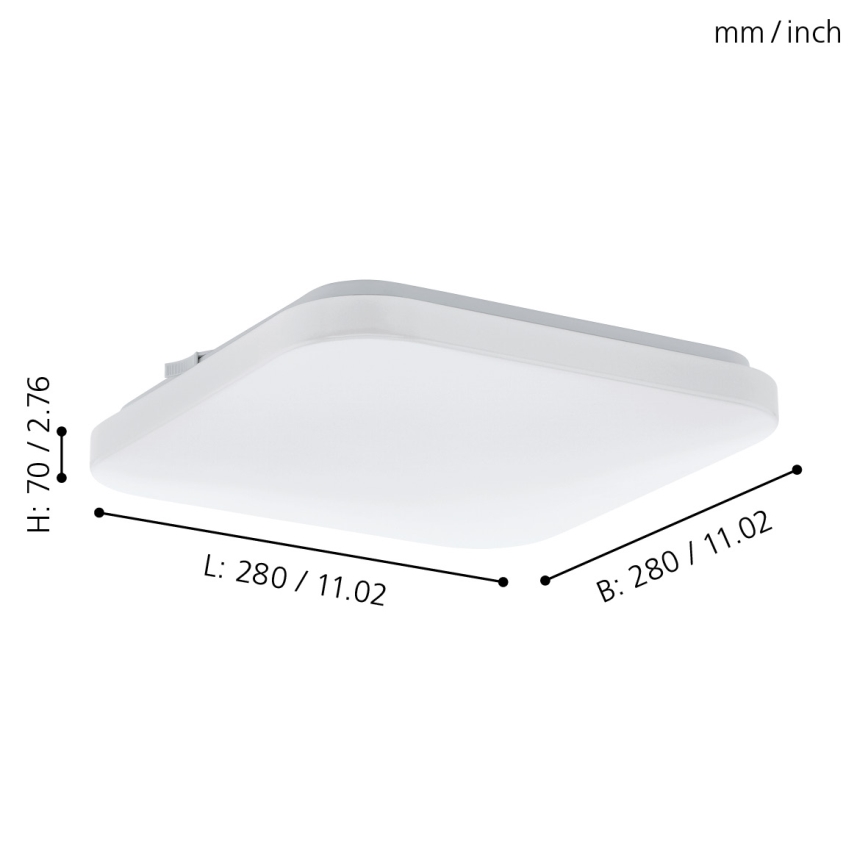 Eglo - Светодиодный потолочный светильник LED/11,5W/230V